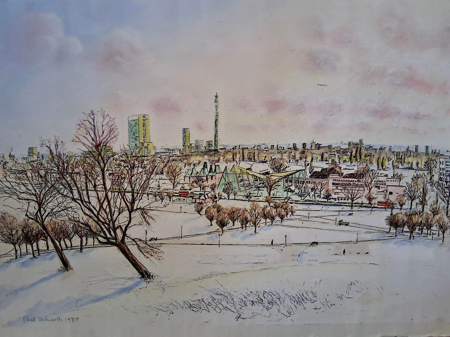 Primrose Hill Looking Towards London Zoo