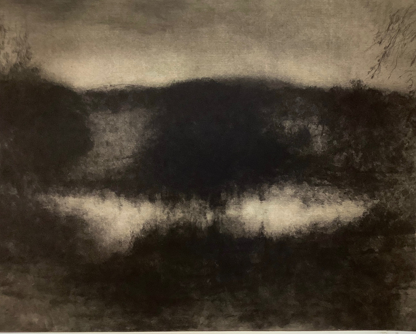 Hampstead Heath Pond Twilight