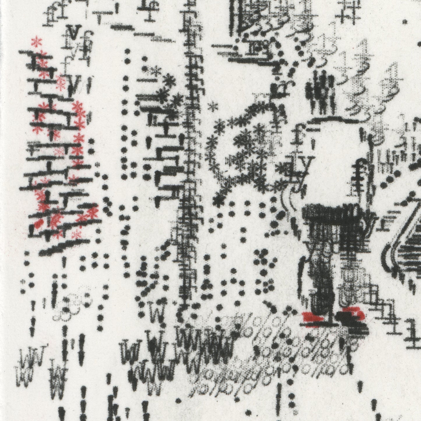 Regent's Canal Mini Typicture Unframed Print