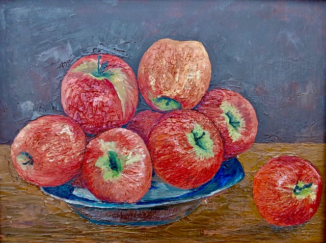 Apples by Alex Uxbridge — Oil on board