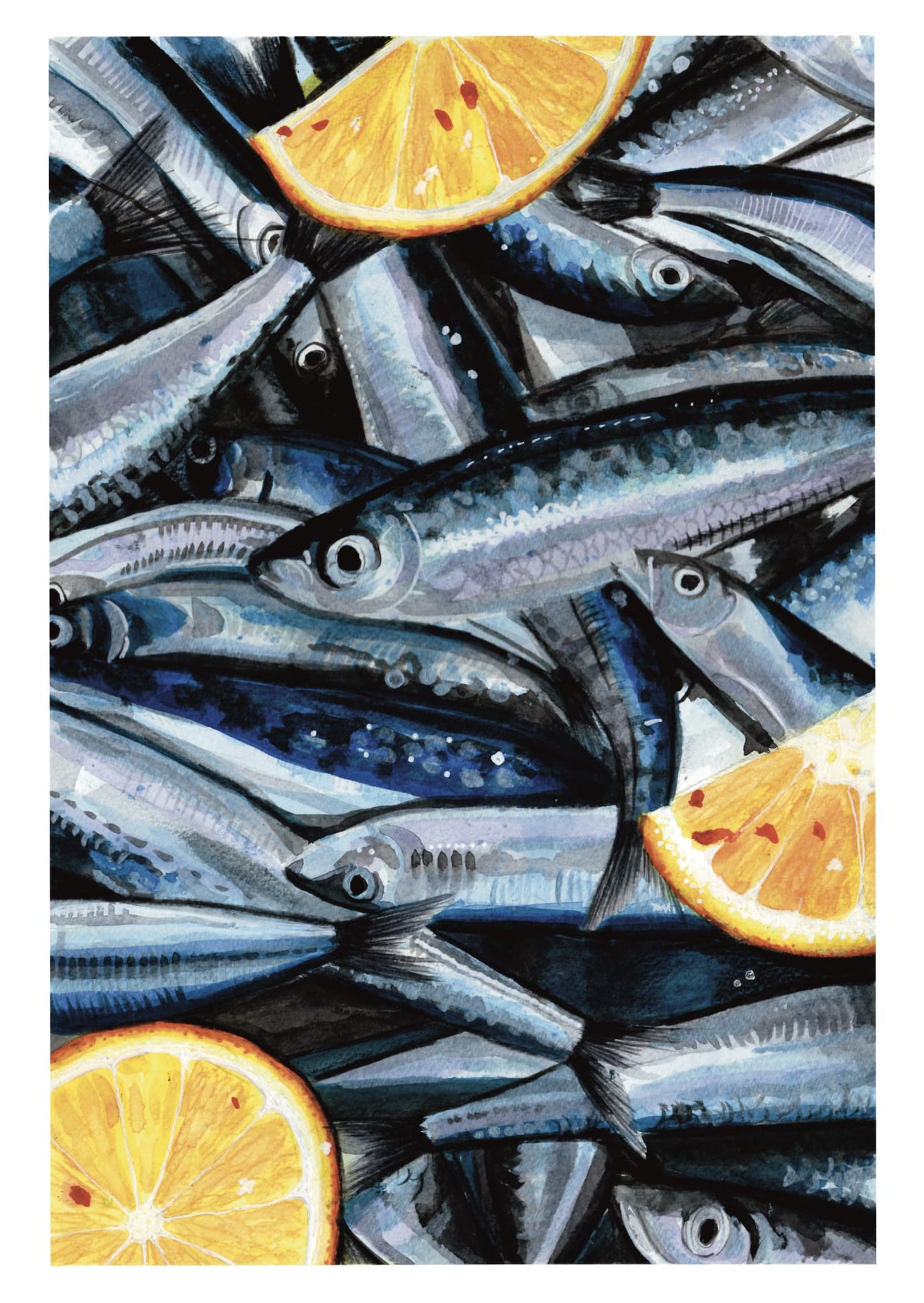 Ms by Angi Corrall — watercolour, mixed media (42 × 29.7 cm)