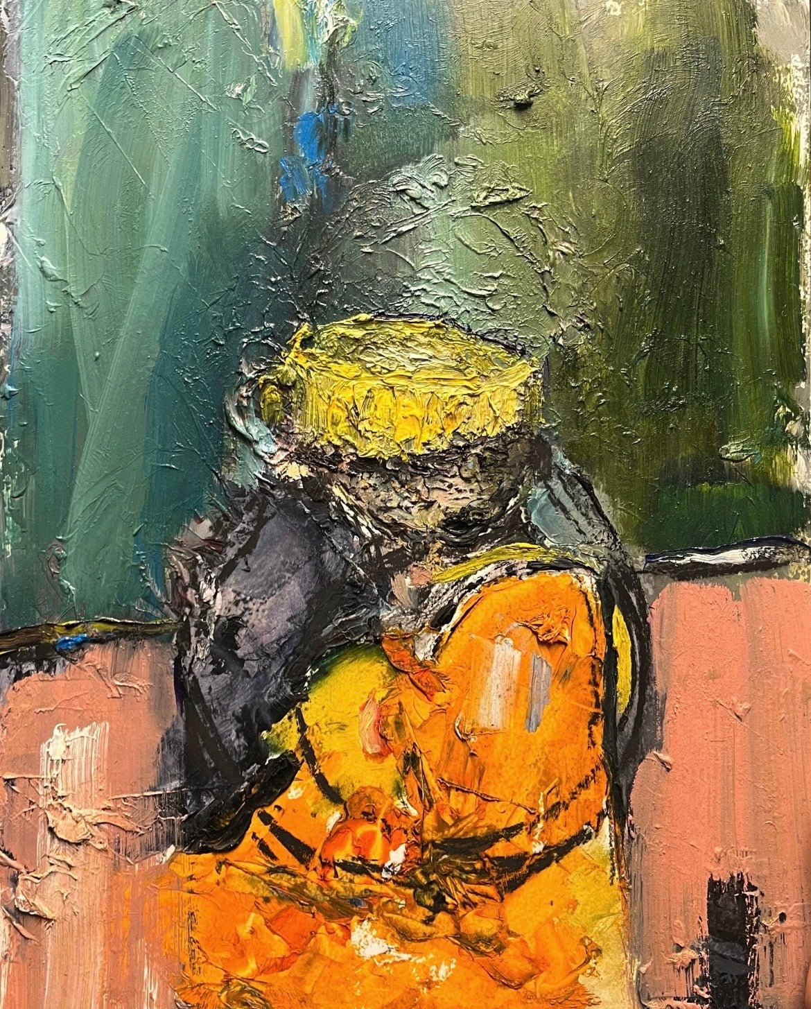 I love Marmite, you don’t by Adam De Ville — oil on panel (37 × 29 cm)