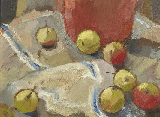 Rolling Apples by Catherine Binnie — 2