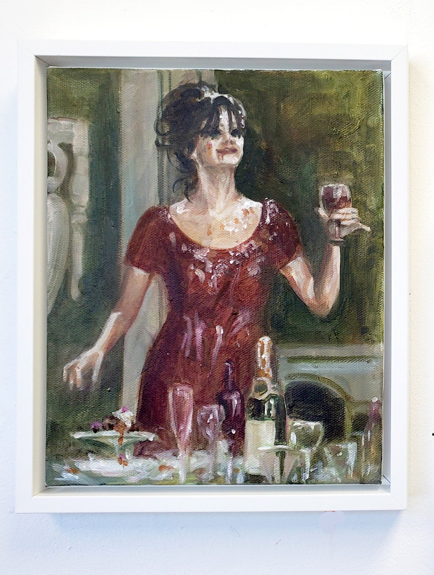 A Toast! by Sal Jones — framed
