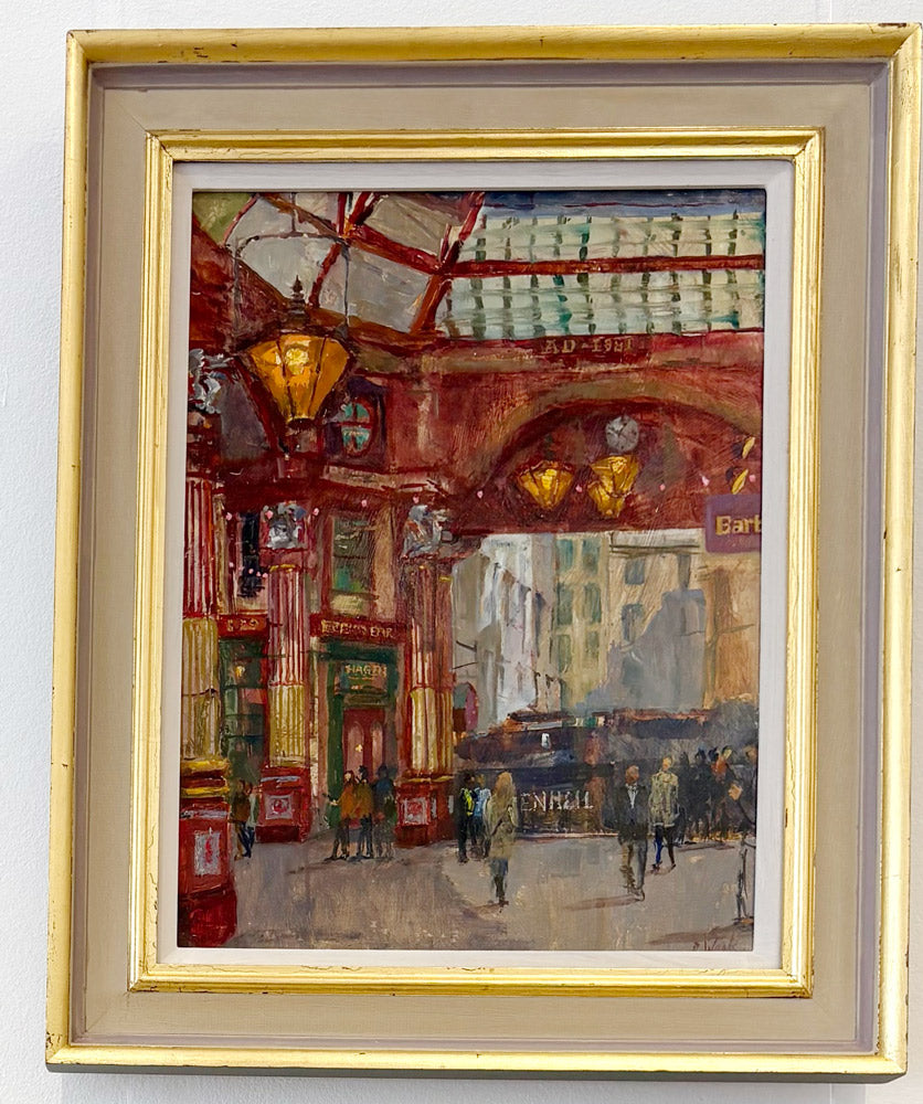 Leadenhall Market Interior by Rosie Woods — framed