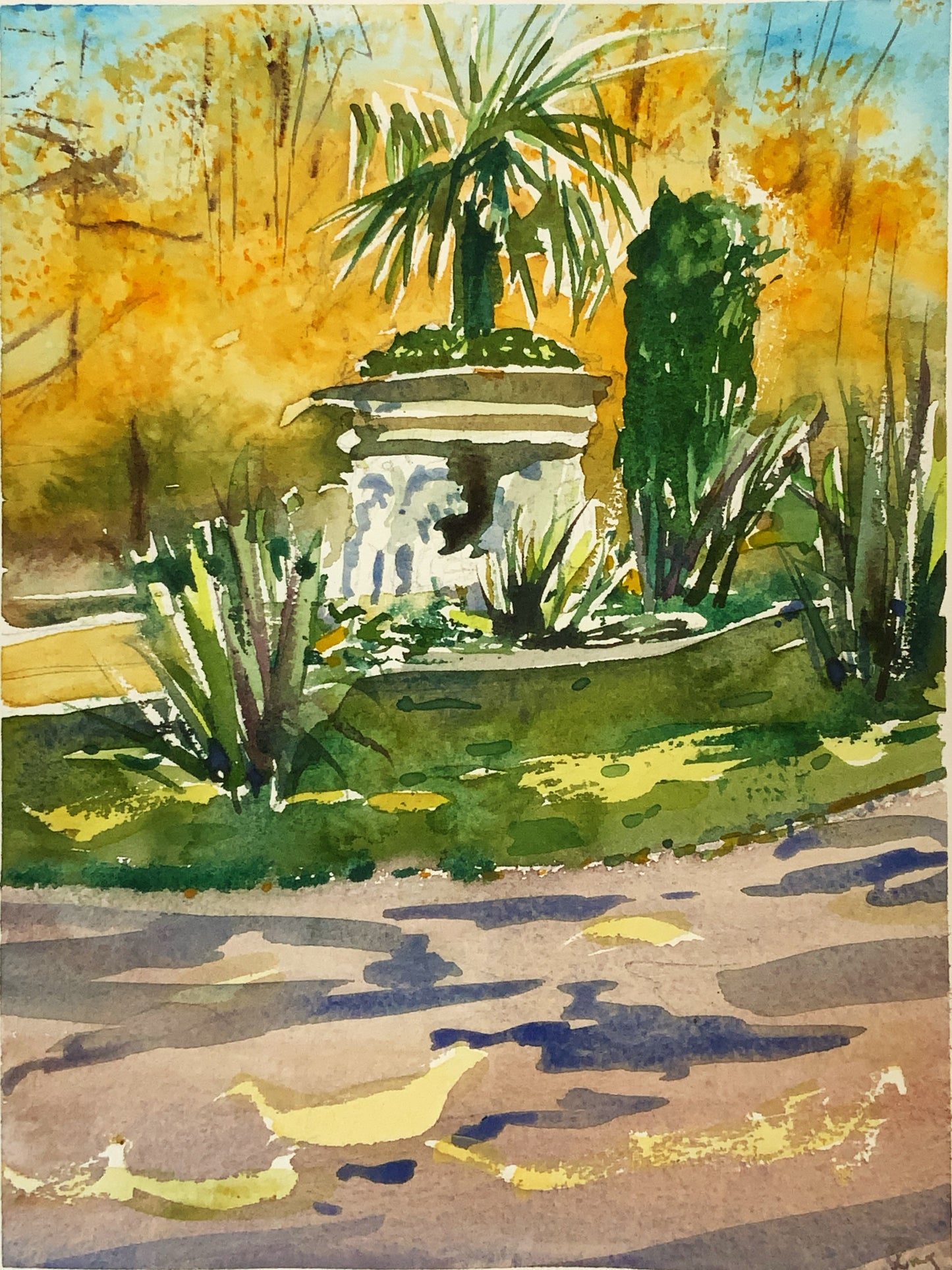 Regents Park Autumnal scene by John King