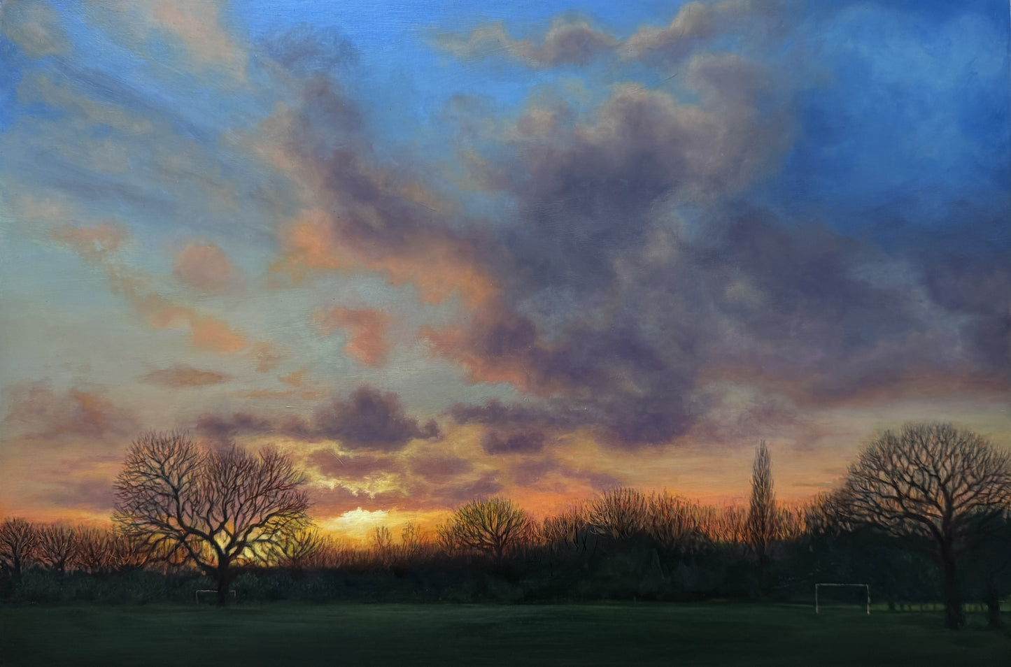 Sunset in the Park (XXVII) by Diana Sandetskaya