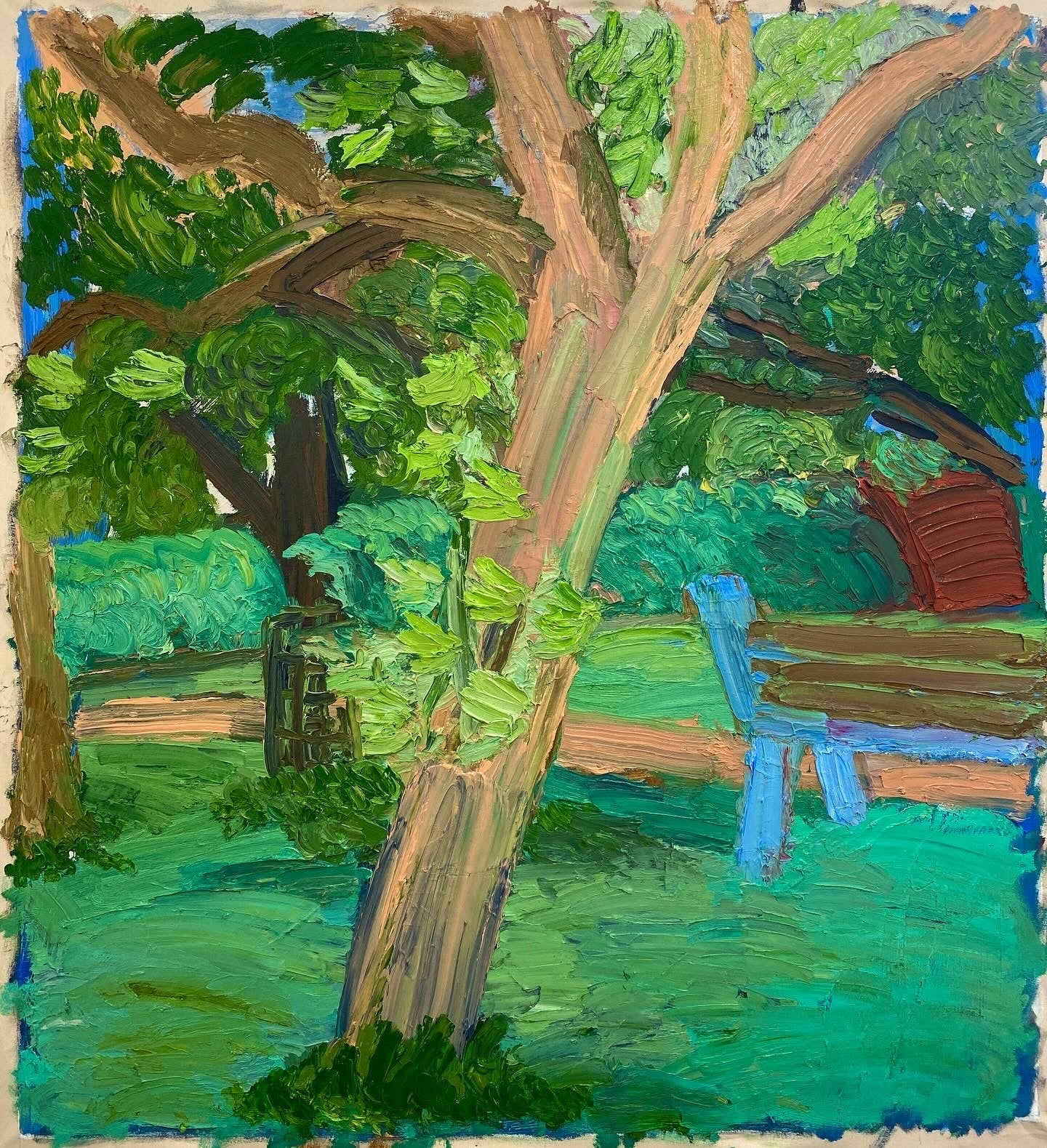 Tree in London fields by Joe allen