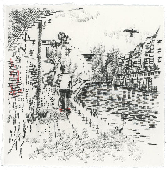 Regent's Canal Mini Typicture Unframed Print