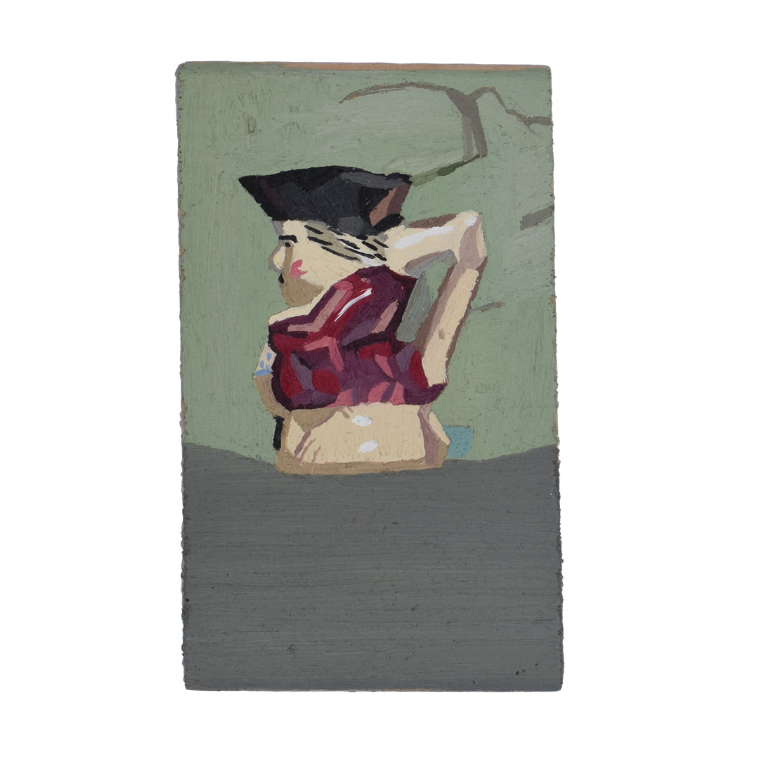 The Smallest Toby Jug In The World by Aaron Jolley — Painting, Oil on Wooden Block
