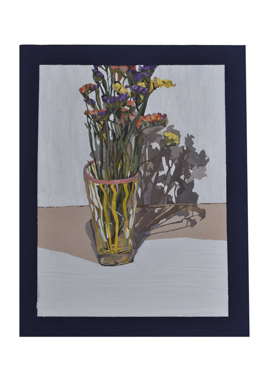My Flowers by Aaron Jolley — Painting, Oil on Wooden Pannel