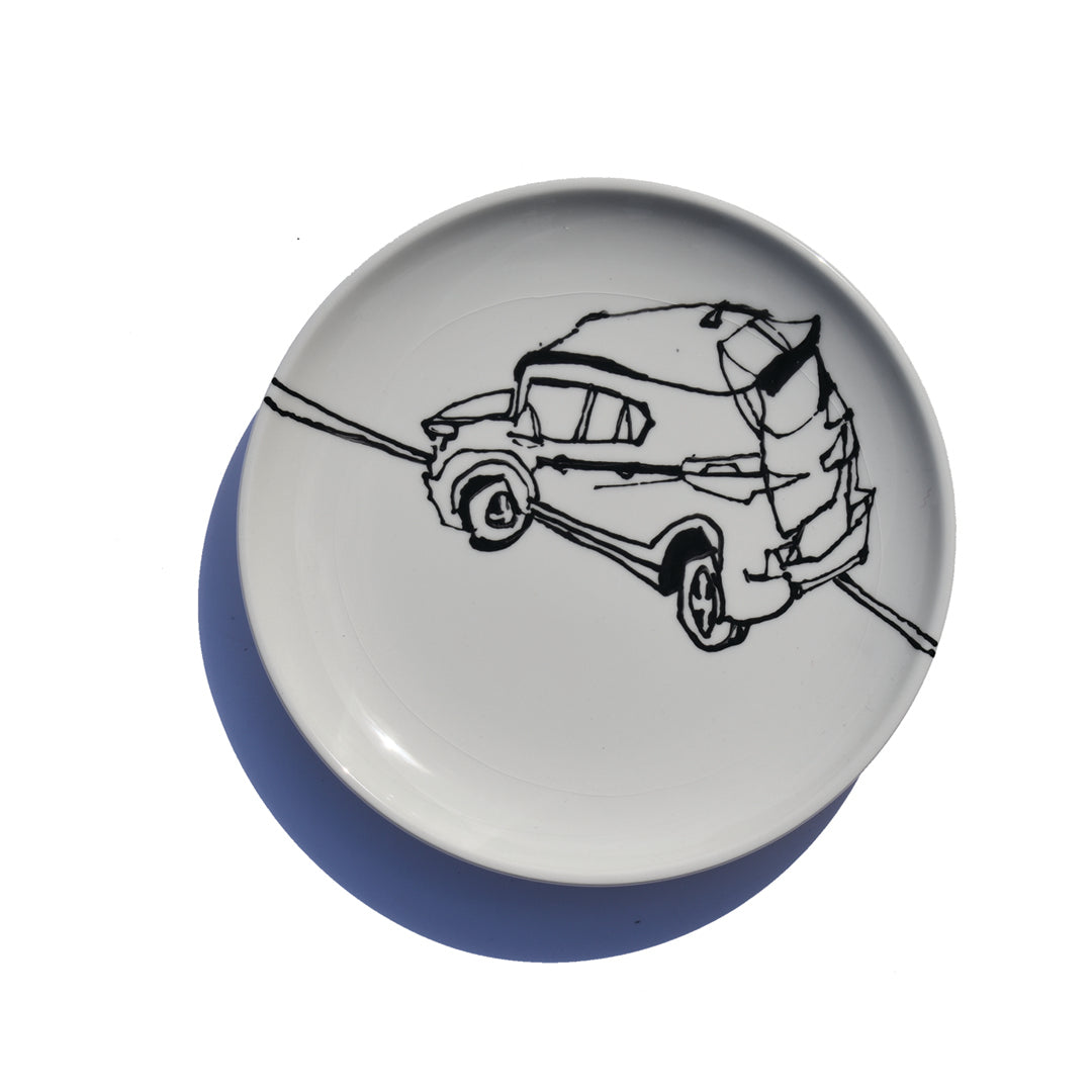 Drawing Plate III by Aaron Jolley — Ceramic Plate