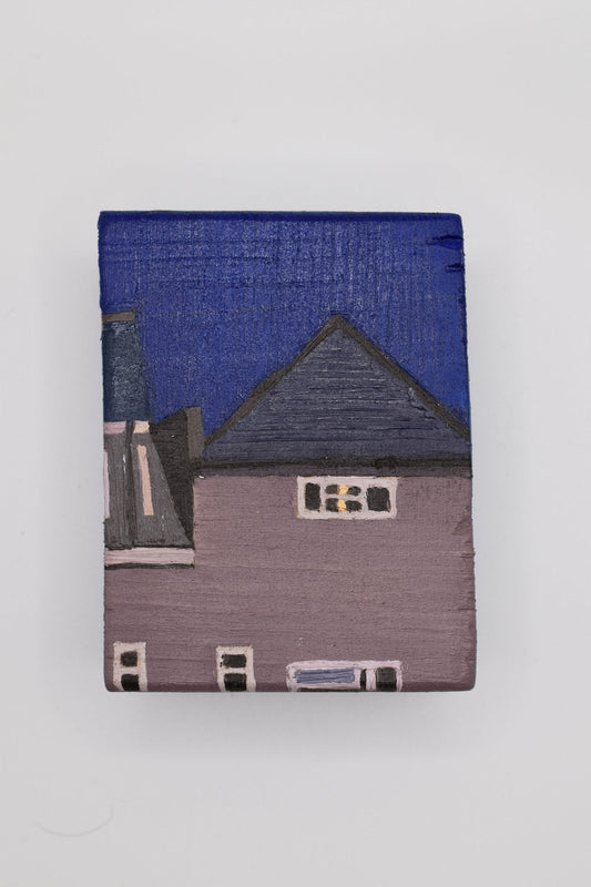 I Spy by Aaron Jolley — Painting, Oil on Wooden Block