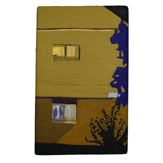 In The Still of The Night by Aaron Jolley — Painting, Oil on Wooden Block