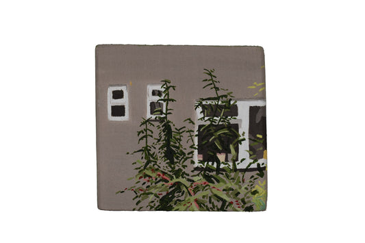 Three Windows With Obstruction