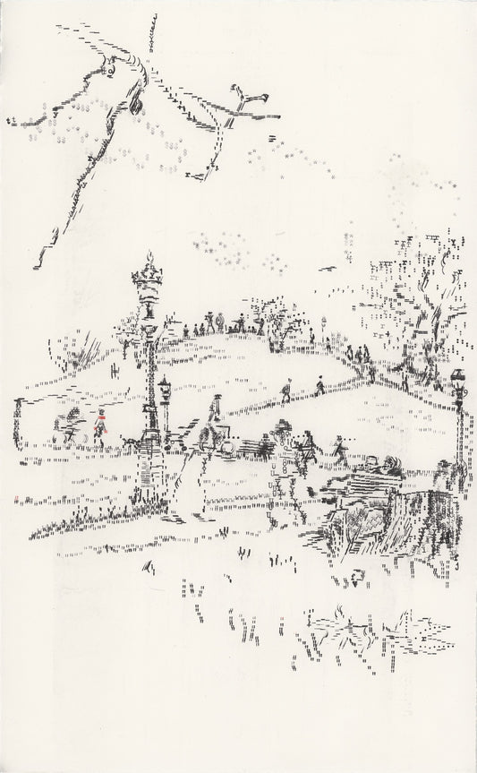 Fine before the Fine, Live Typing Primrose Hill by Keira Rathbone