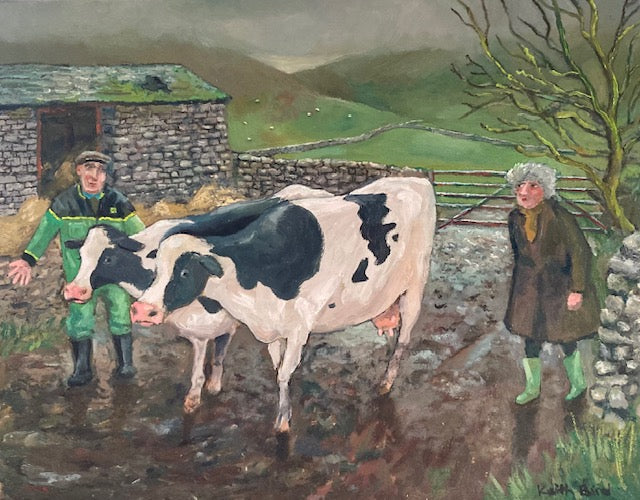 Moove On by Keith Bird — Oil on canvas