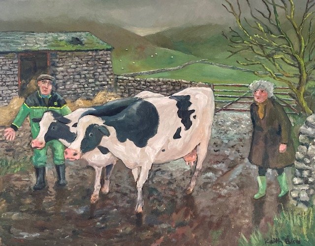 Moove On by Keith Bird — Oil on canvas