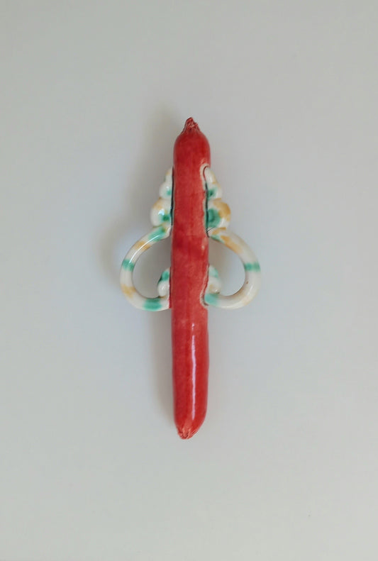 Salty Sausage by Helen Carr — Ceramic