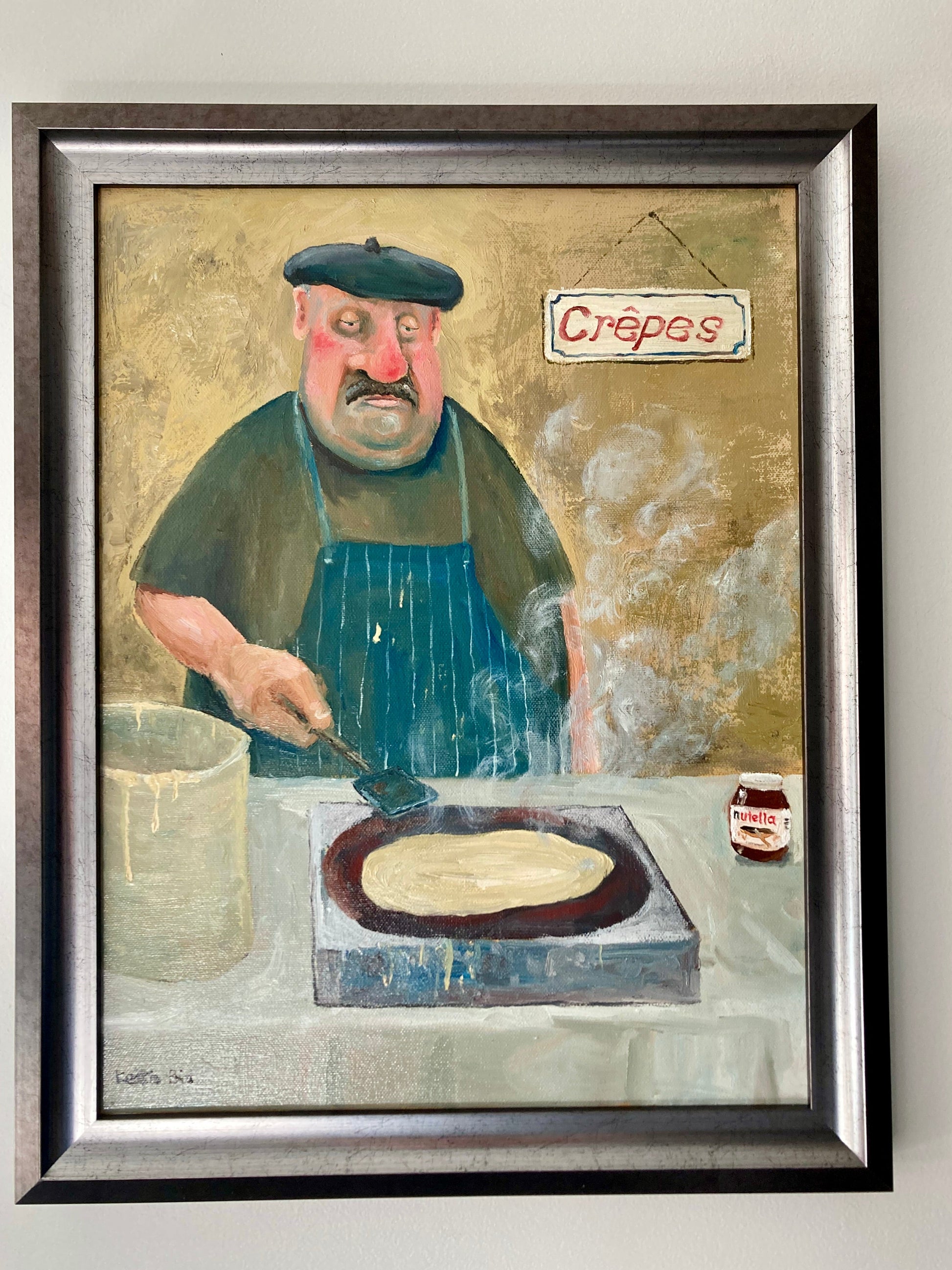 Crêpe Chef — Giclée Print by Keith Bird — giclée print
