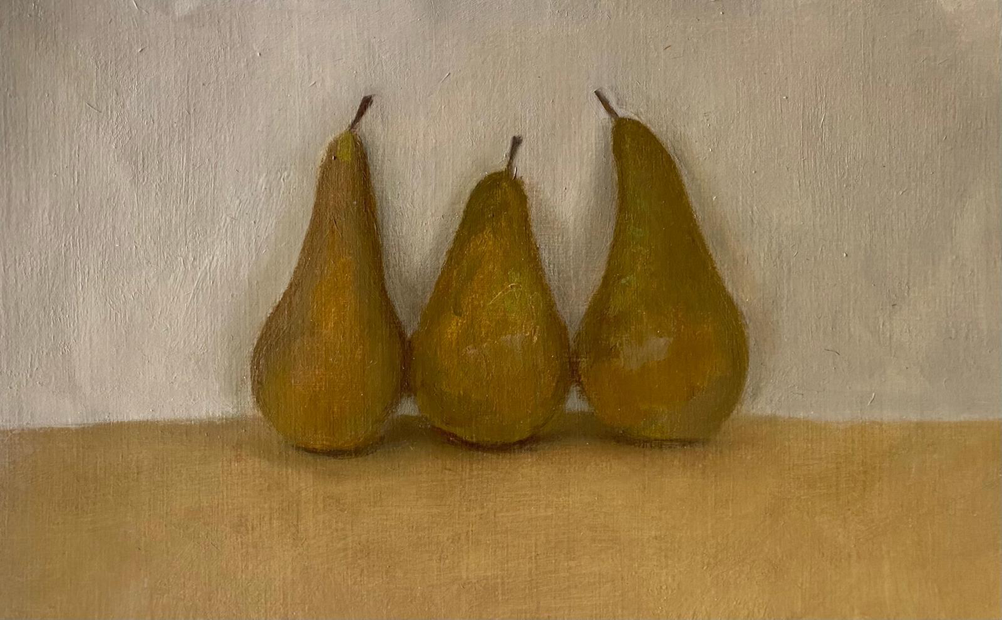 Three Pears (homage to Nicolas de Staël)