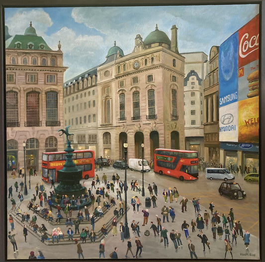 Piccadilly Circus by Keith Bird — Oil on canvas