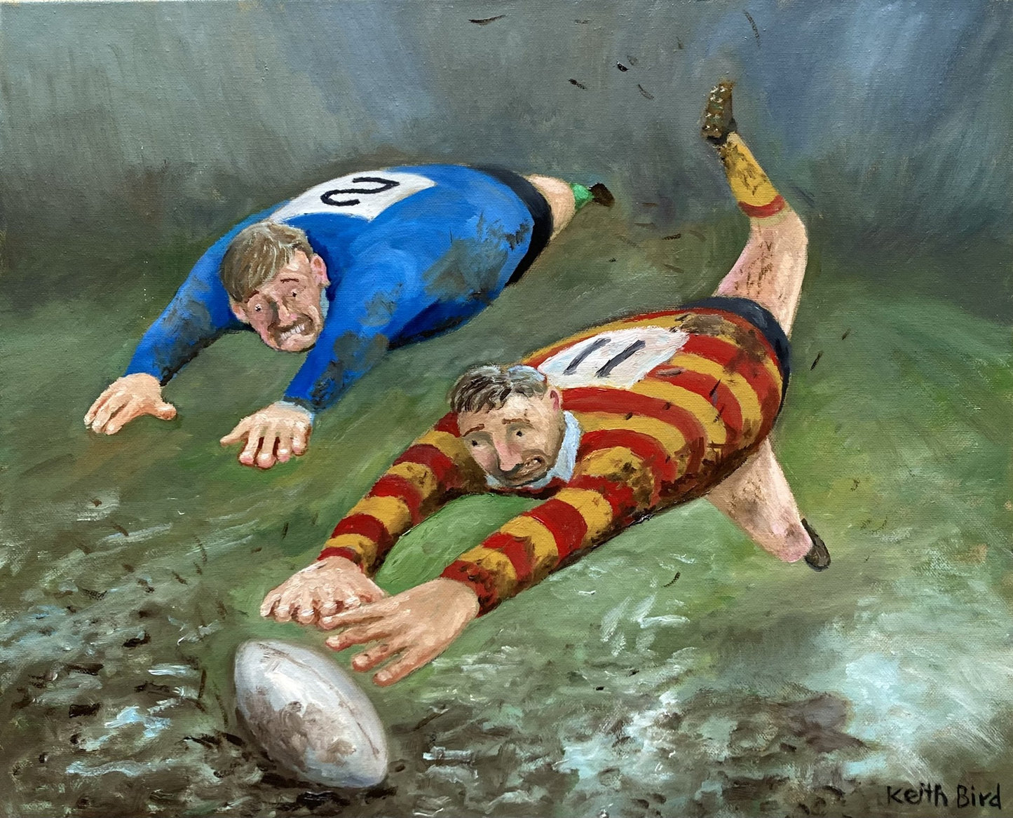 Try! by Keith Bird — Oil on canvas