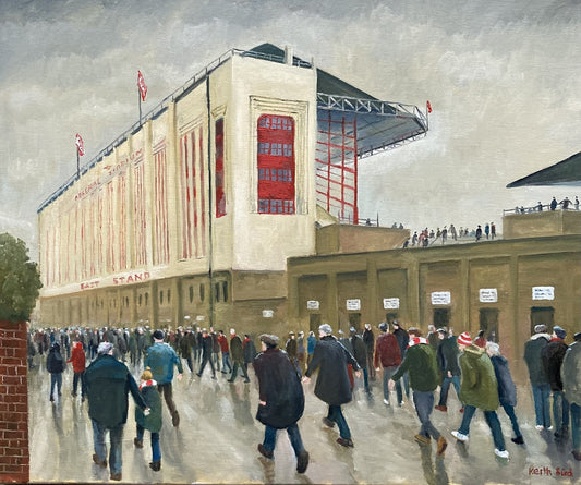 Highbury Days by Keith Bird — Oil on canvas