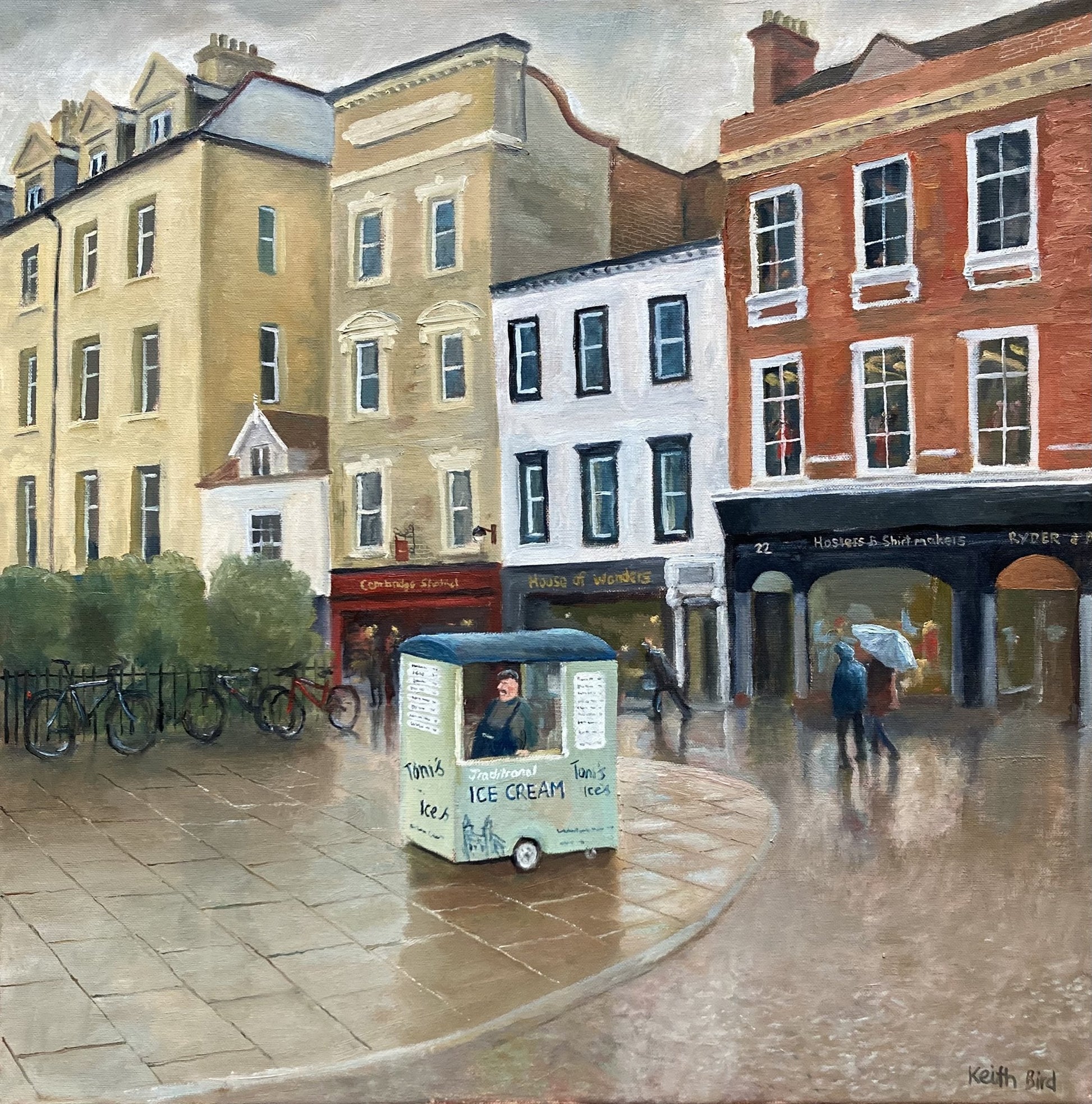 Sales Are Low by Keith Bird — Oil on canvas