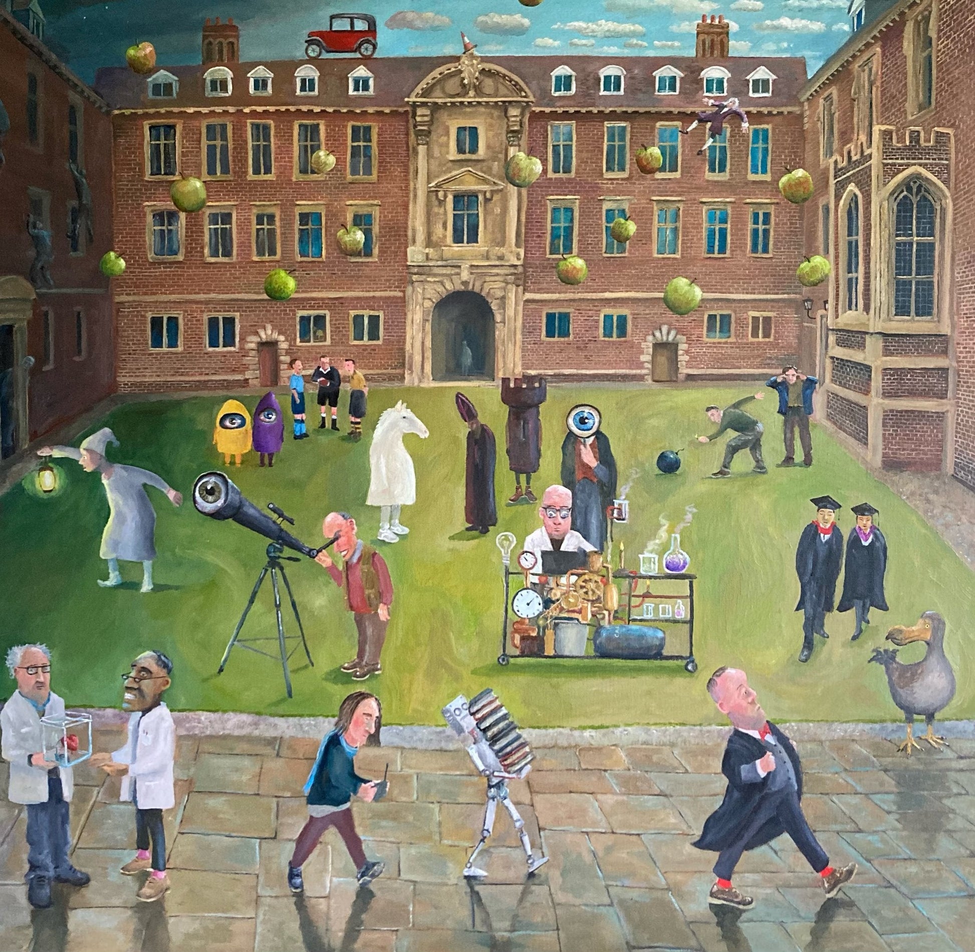A Cambridge thing by Keith Bird — Oil on canvas