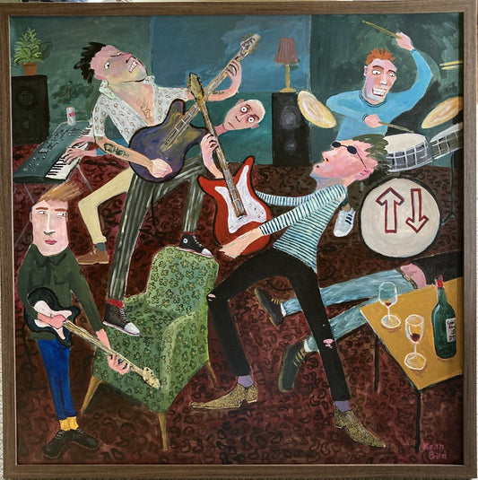Flat out! by Keith Bird — Acrylic on canvas