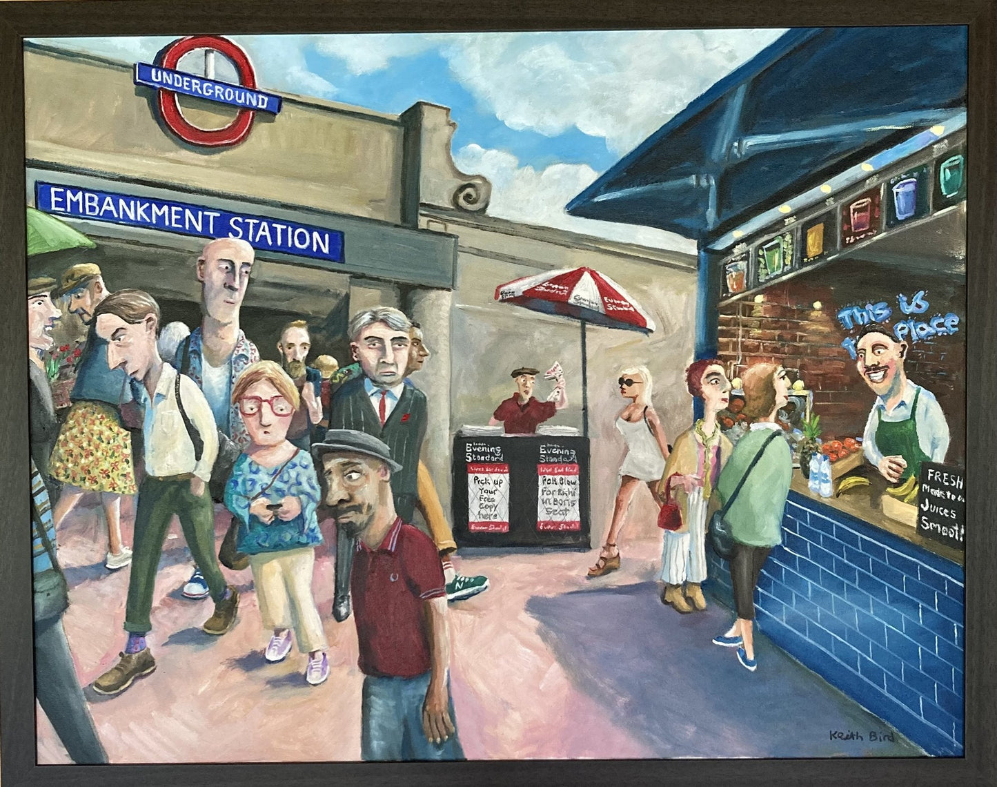 Embankment by Keith Bird — Oil on canvas