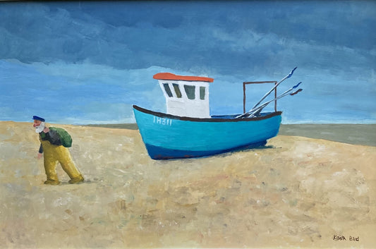 Fisherman's Return by Keith Bird — Oil on board