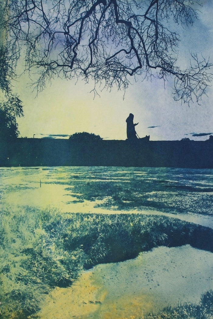 Man with salt marsh by Caroline Marg Elliott