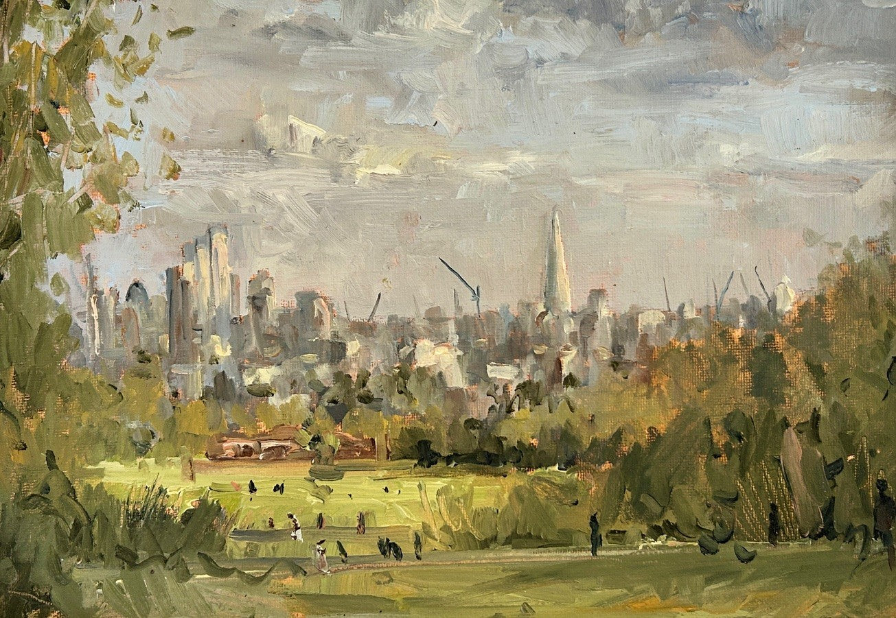 Setting sun Parliament hill by Jacob Brown