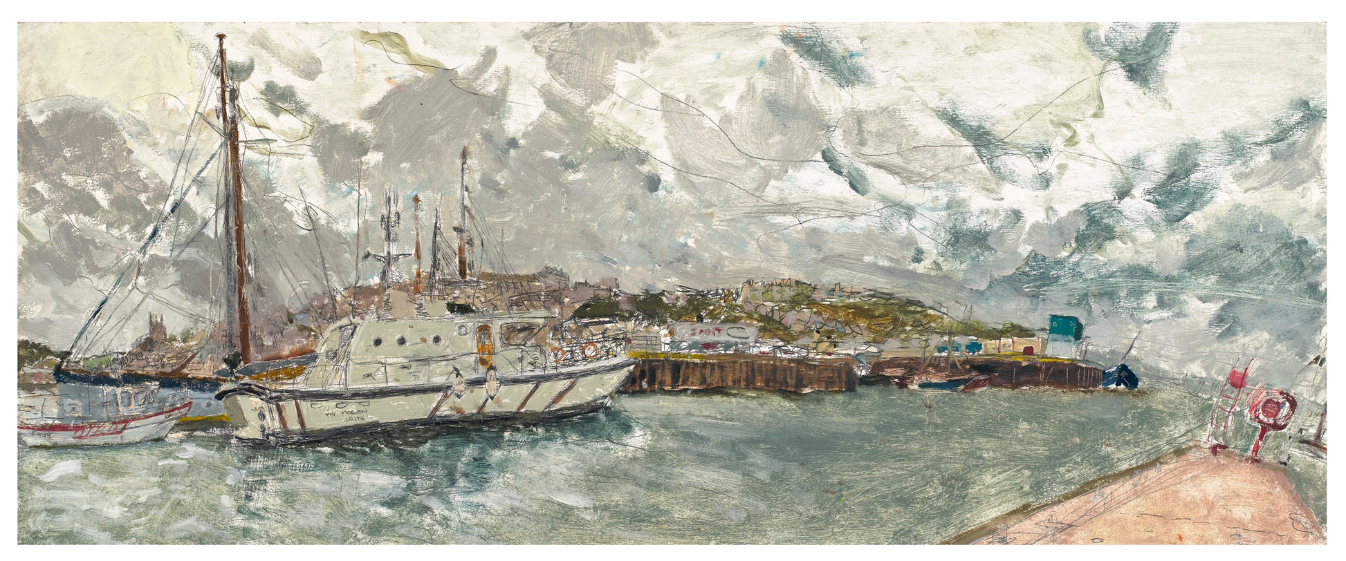 Brixham (Giclée Print) by Sophie Levi — signed giclée, edition of 250, currently hanging at Regent's Park Gallery. Eye Feast 2026.