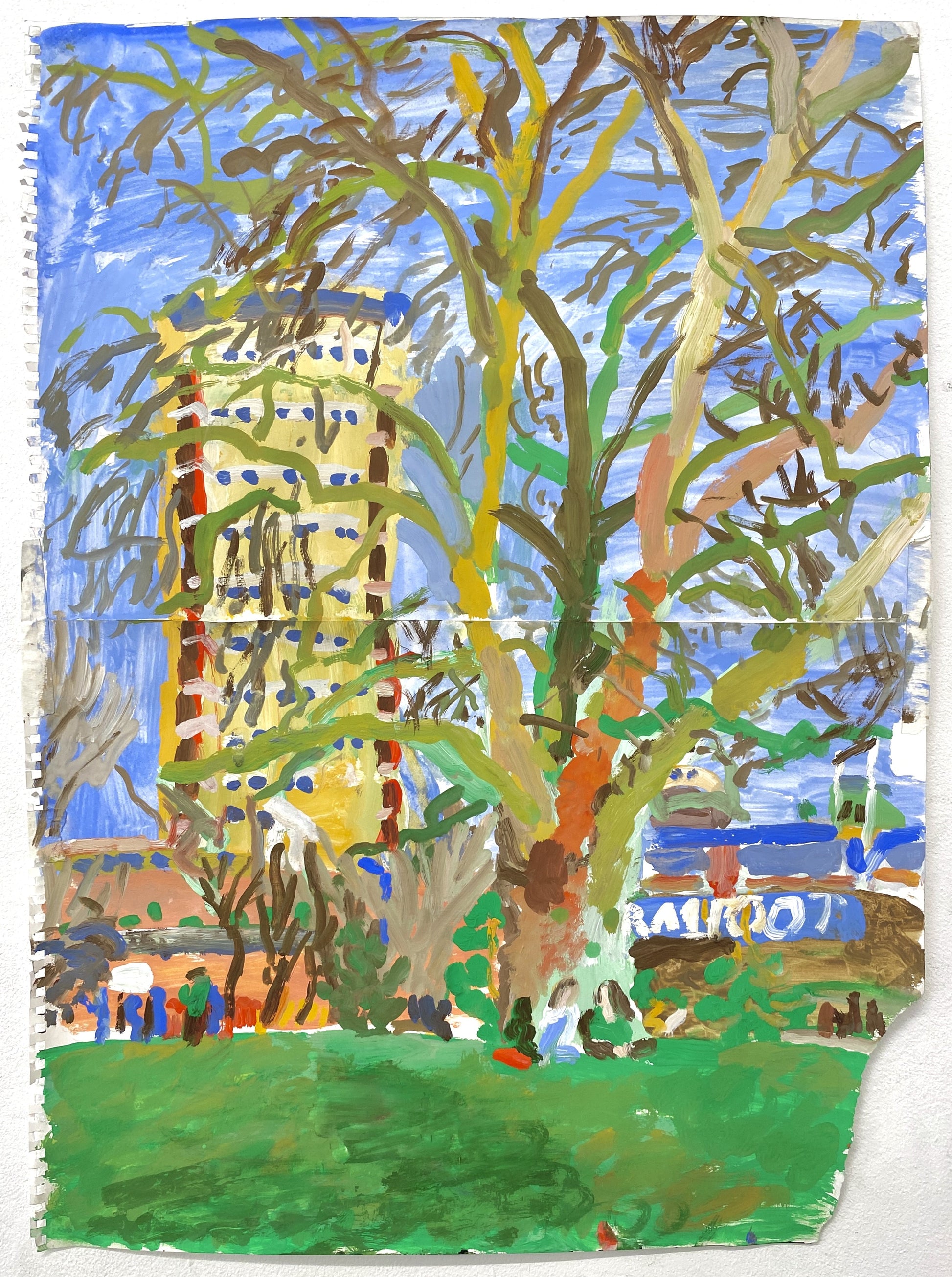 Spring in London fields by Joe Allen