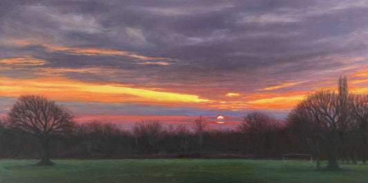 Sunset in the Park (X) by Diana Sandetskaya