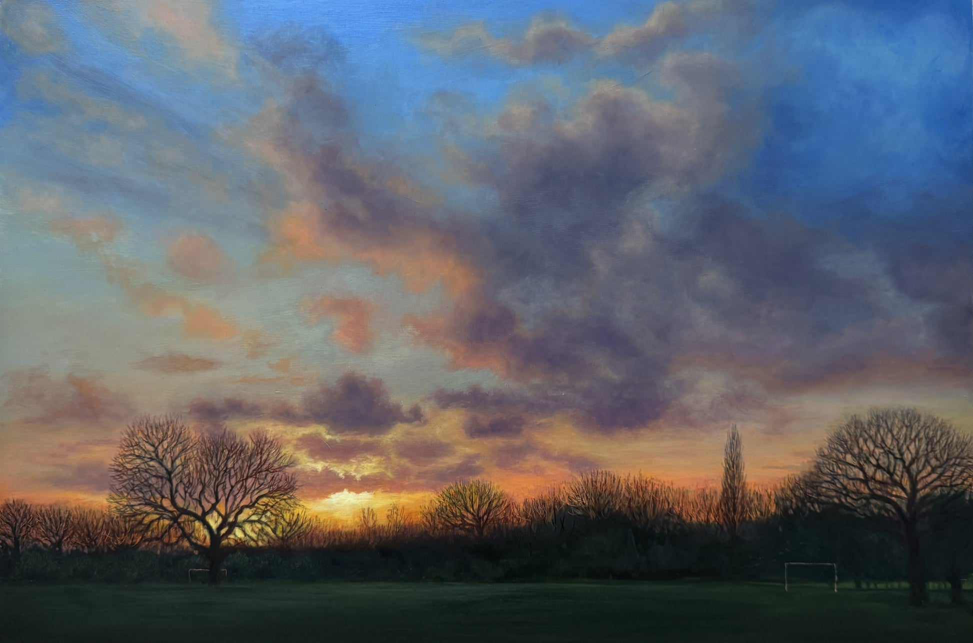 Sunset in the Park (XXVII) by Diana Sandetskaya