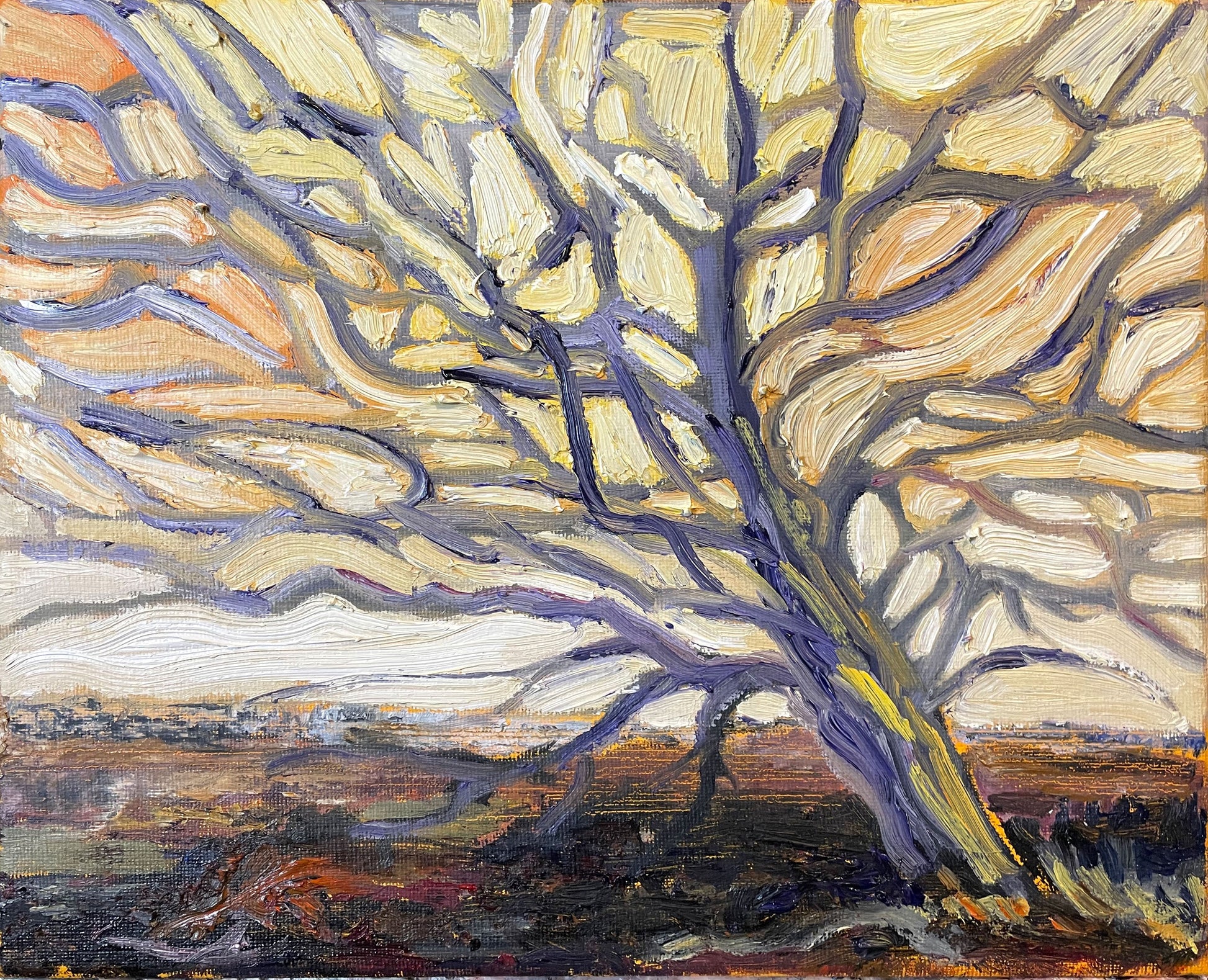 Tree on the Hill by Marta Pieregonczuk